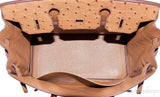Birkin 30 Cognac Ostrich GHW
