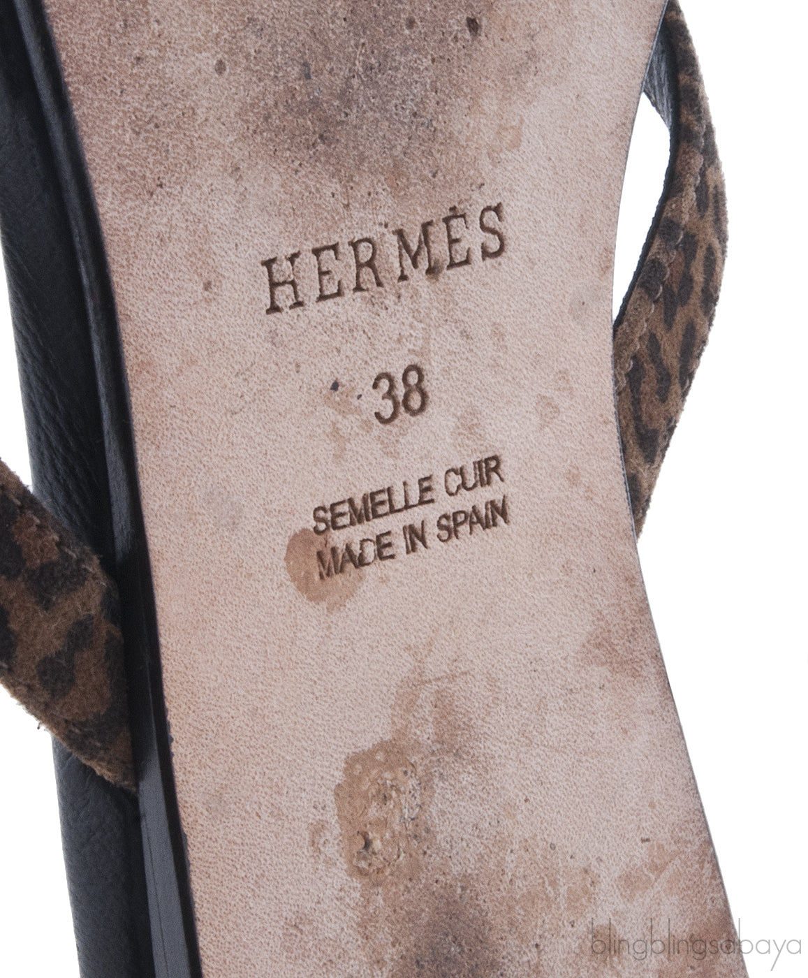 Corfou Leopard Print Slip-on Sandal