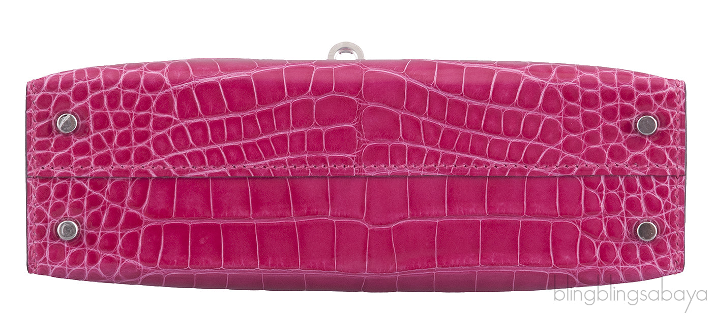 Kelly 20 Rose Mexico Crocodile PHW