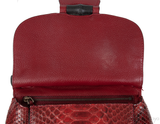 Gucci Red Python Nouveou Mini Shoulder Bag