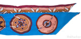 Blue Multicolor Printed Twilly