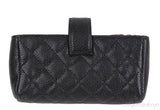 Chanel Black Quilted Phone Holder GHW