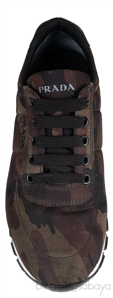 Camouflage Nylon Sneakers