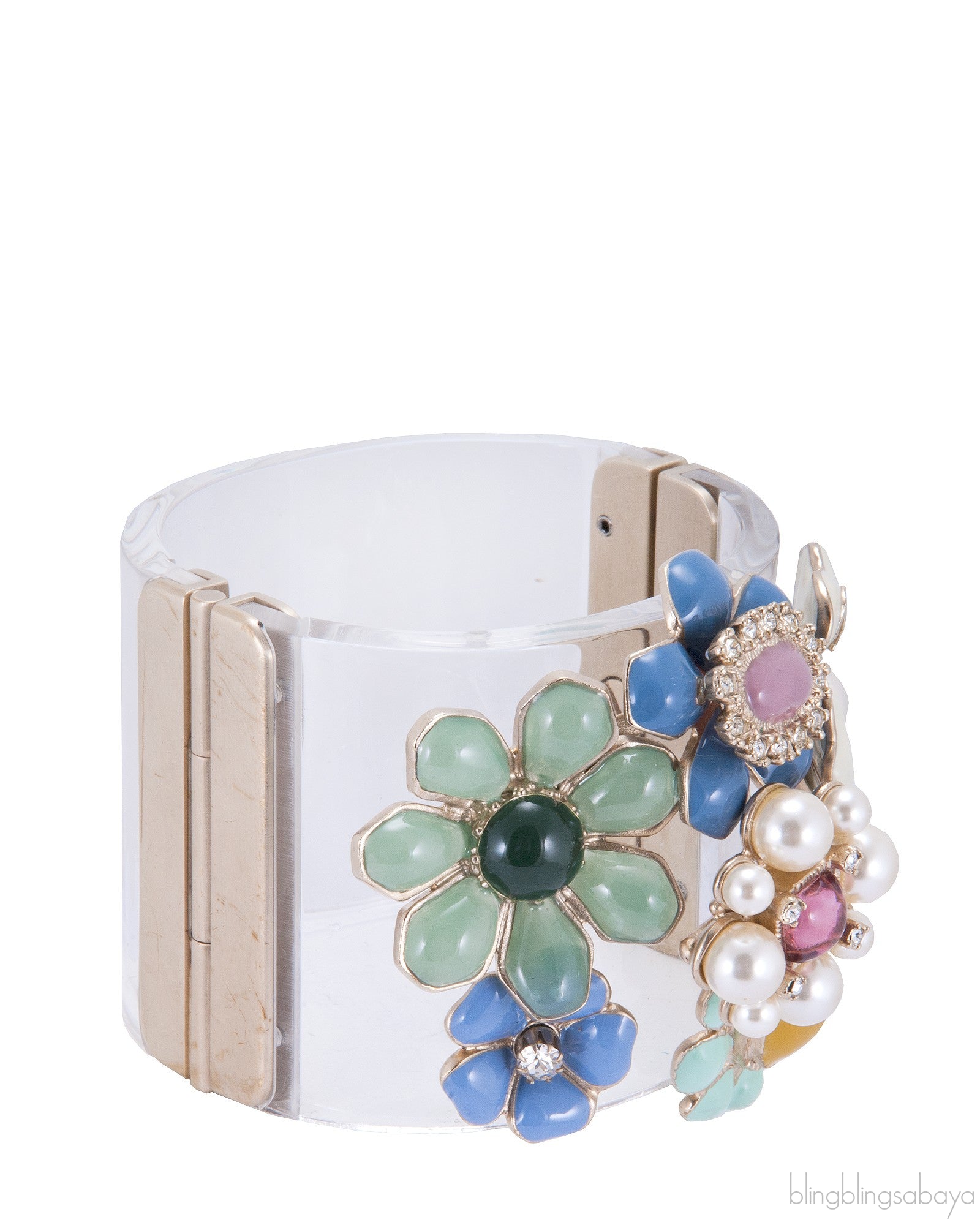 Camelia Garden Floral Bangle