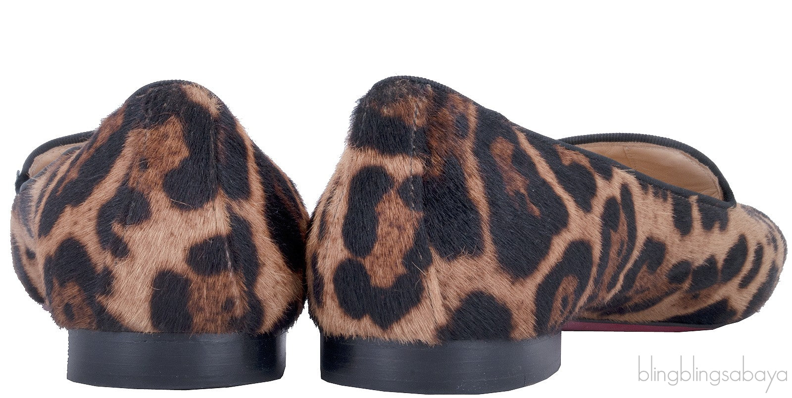 Sakoutte Leopard Pony Hair Flat