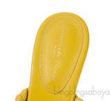 Yellow Woven Strap Thong Sandals
