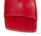 Red Stretch Leather Sandals