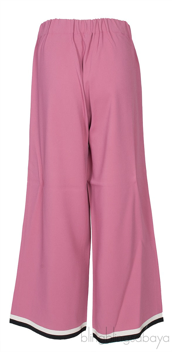 Old Rose Wide Leg Trouser