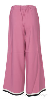 Old Rose Wide Leg Trouser