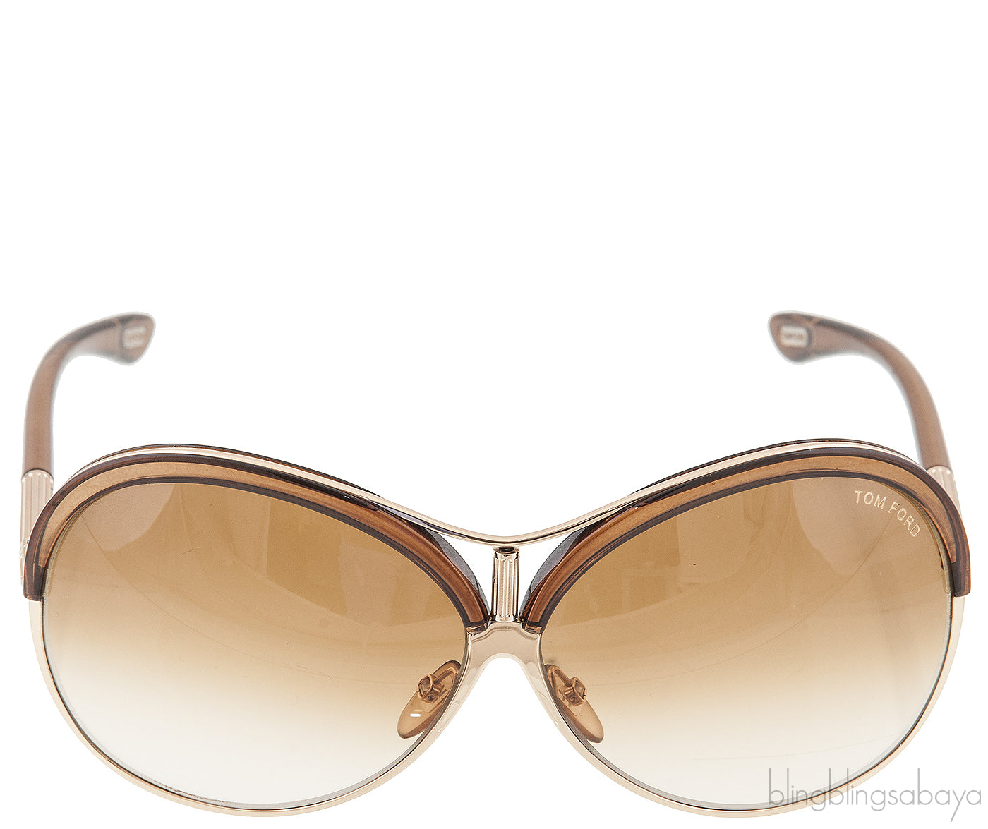 Brown Valesca Oversize Sunglasses