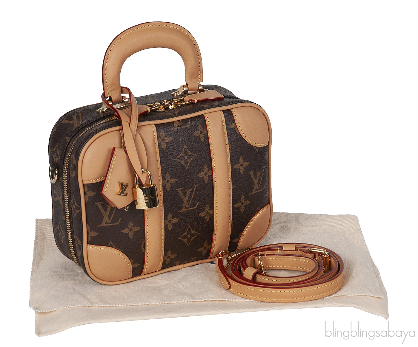 Louis Vuitton BB Mini Luggage Monogram Shoulder Bag