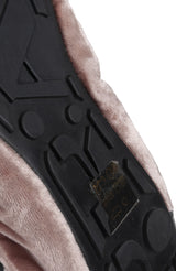 Prada Sport Beige Velvet Ballet Flats