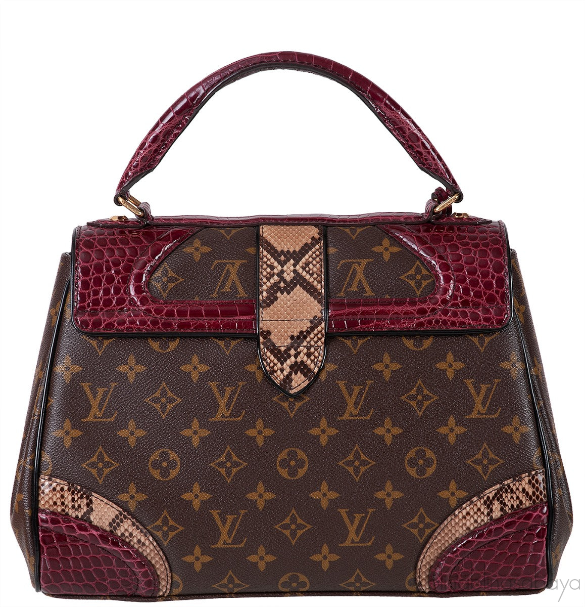 Burgundy Grand Marriage Monogramissime Bag
