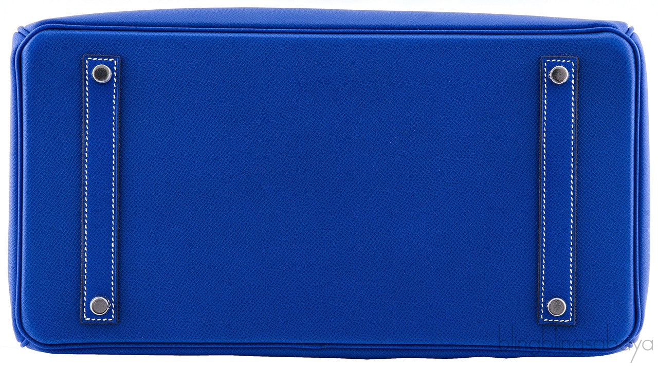 Birkin 35 Blue Electric Epsom