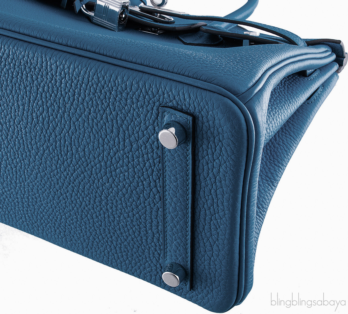 Kelly 32 Retourne Bleu Cobalt Togo