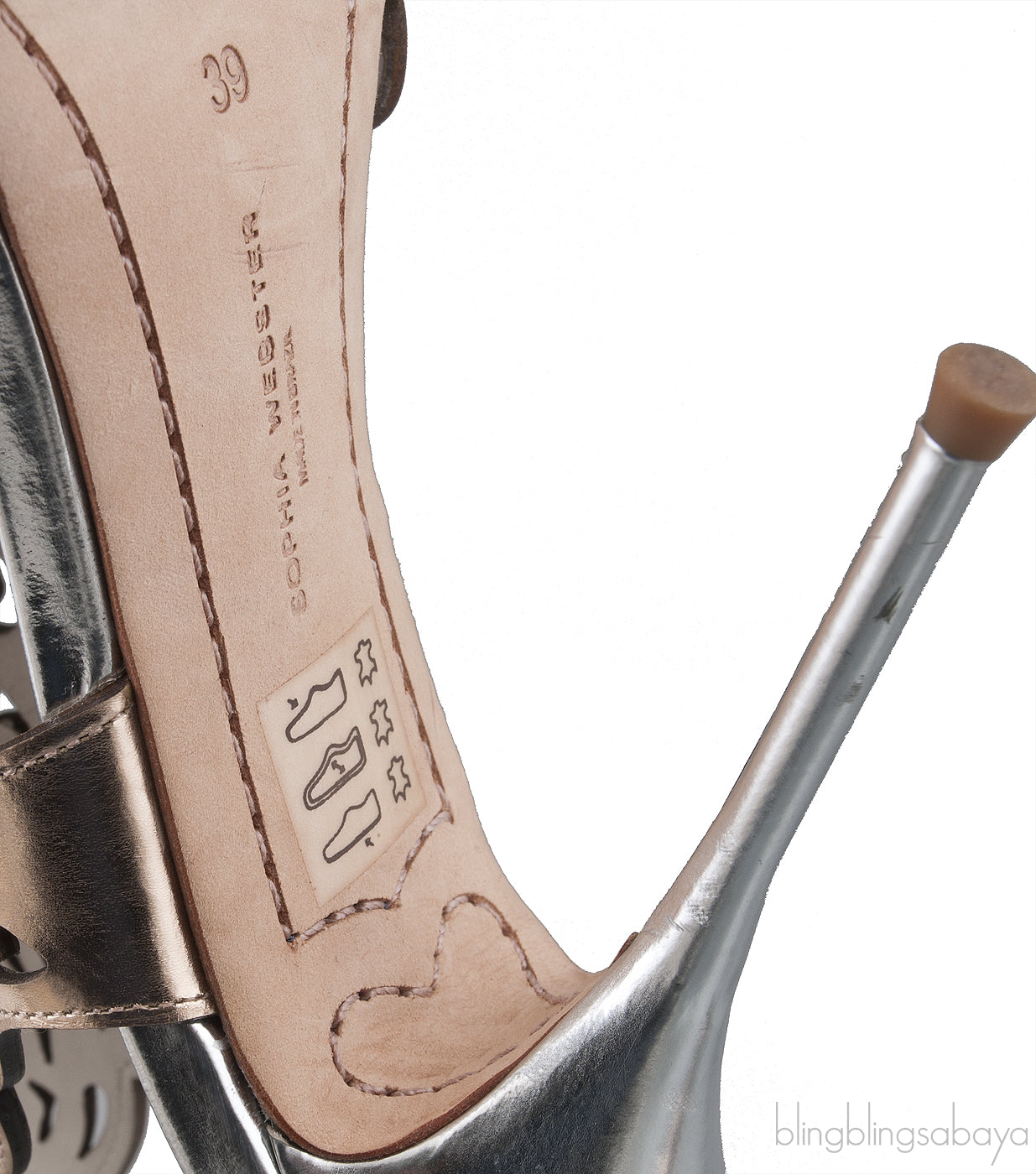 Cut-out Wings Slip-on Sandals