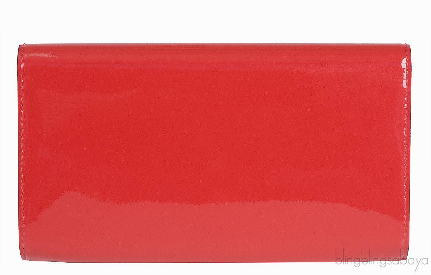 Louise Red Patent Clutch