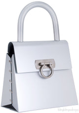 Silver Metal Vintage Mini Bag