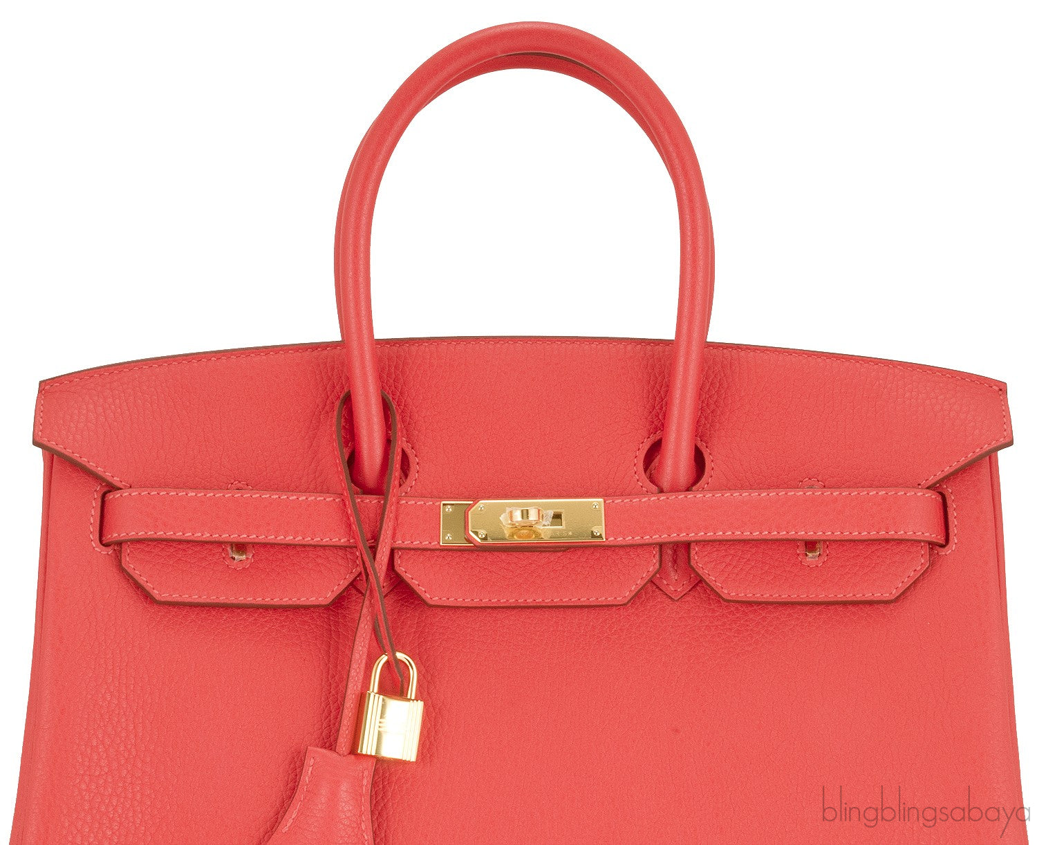 Birkin 35 Rouge Pivoine GHW