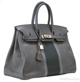 Birkin 35 Club Tri-Color Etain