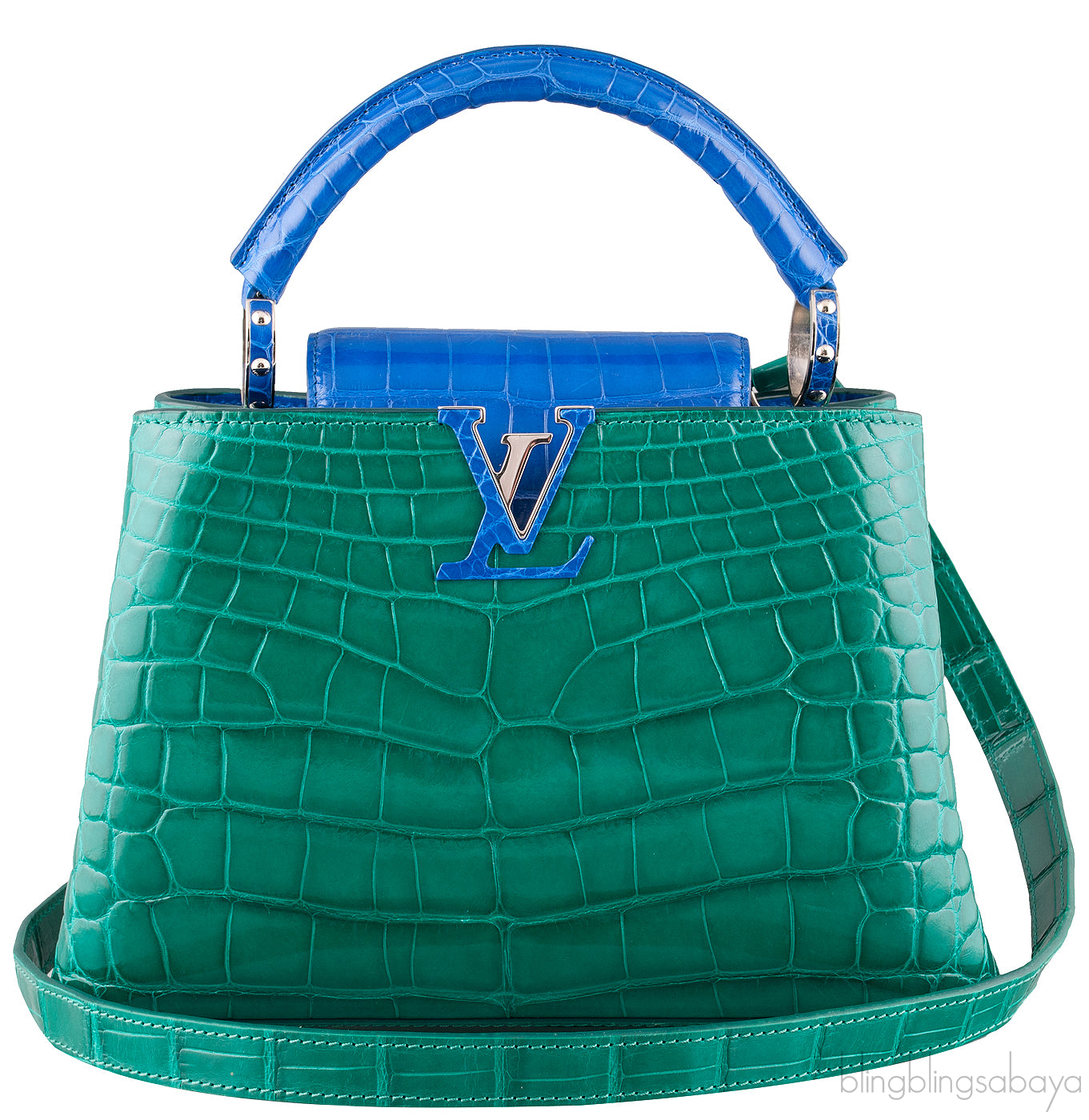 Capucines Bi-color Crocodile BB