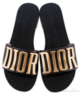 Diorevolution Black Leather Mule