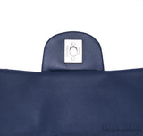 Ultimate Stitch Navy Flap Bag