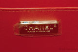 Classic Coral Python Mini Flap Bag