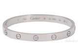 White Gold LOVE Bracelet