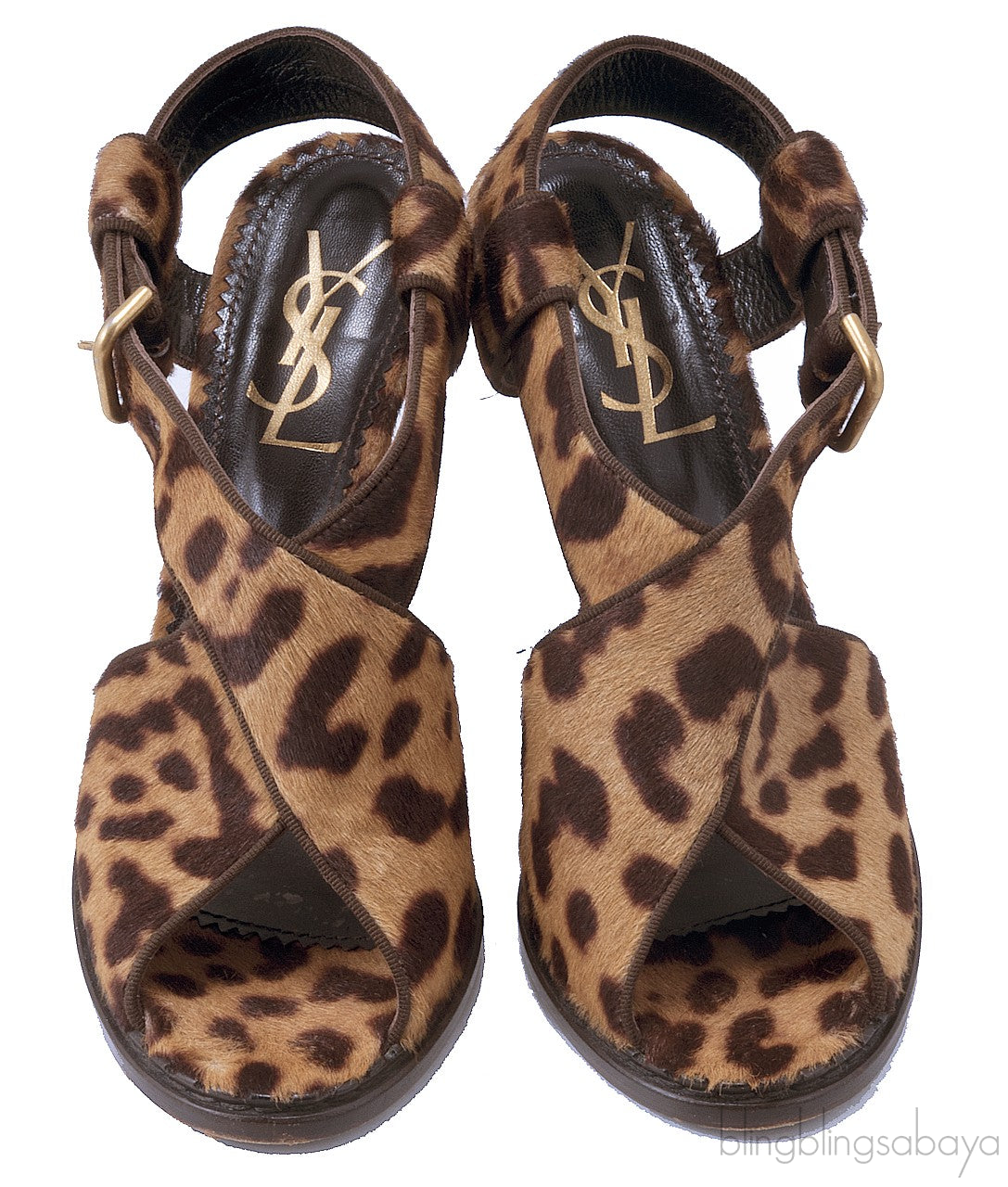 Crisscross Leopard Sandals