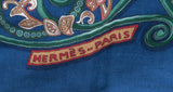 Cashmere Silk La Charmante Aux Animaux Scarf 140