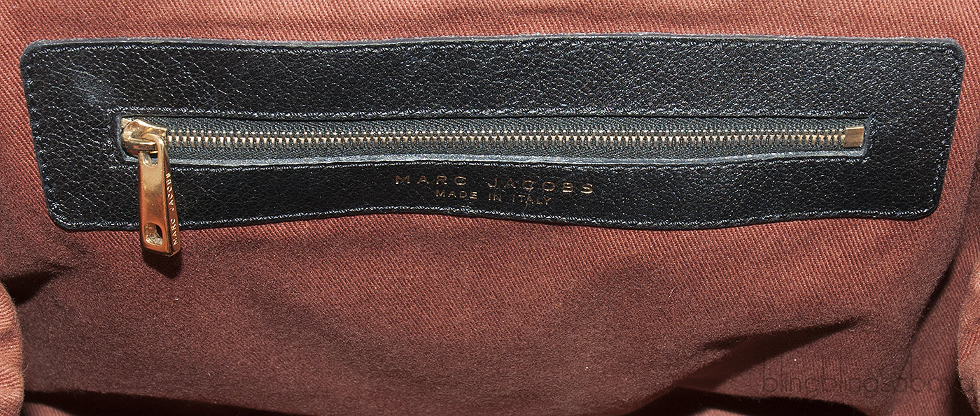 Black Quilted Stam Bag