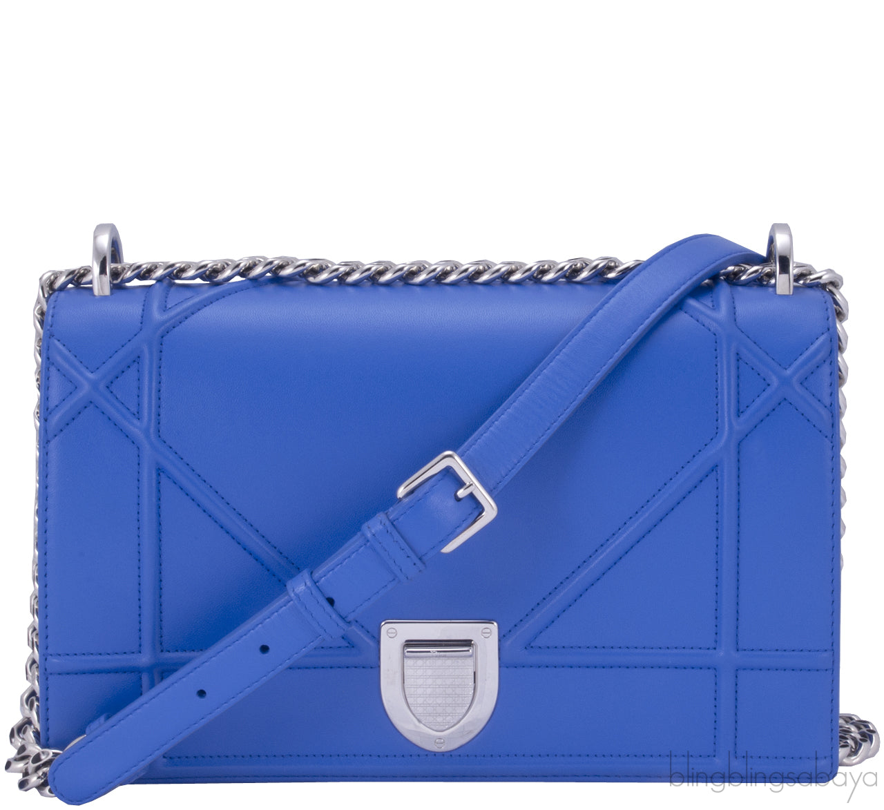 Diorama Light Blue Flap Shoulder Bag