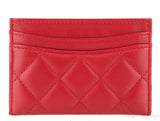 Red & Pink Quilted Cardholder