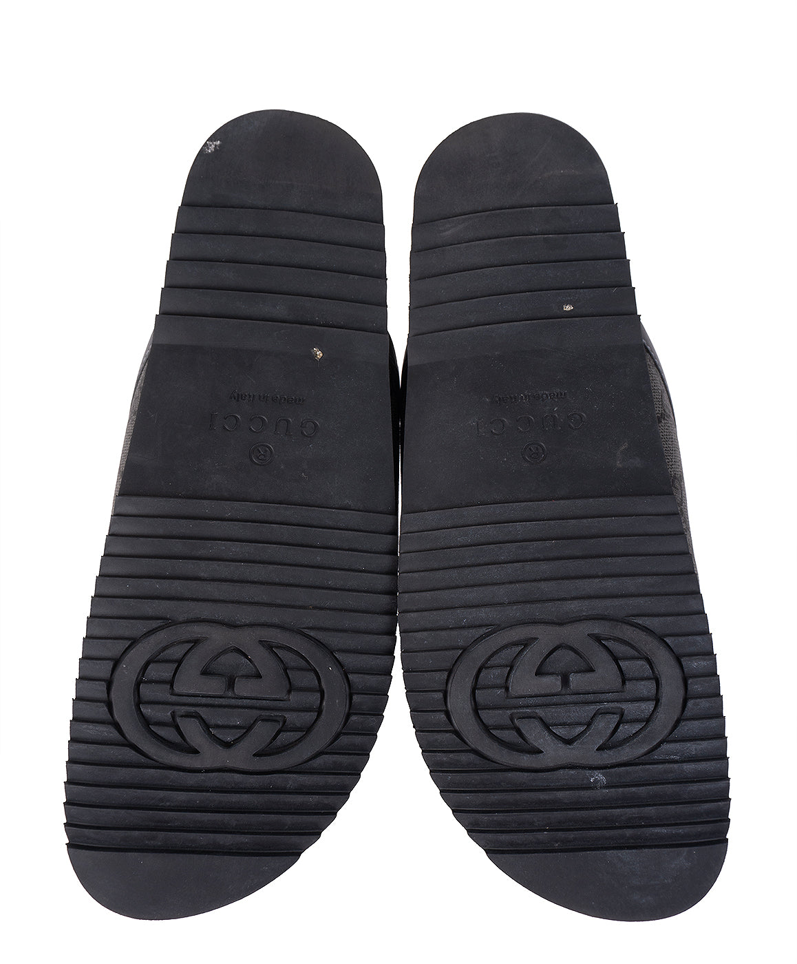 Gucci Grey GG Supreme Horsebit Mules 6