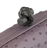 Knot Ostrich Mini Clutch