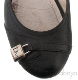 Silver Lock Ballet Flat Shoes