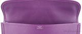 Jige Elan Clutch Epsom Anemone