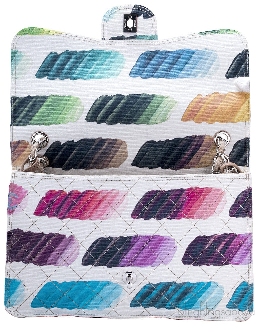 Jumbo Multicolor Colorama Flap Bag