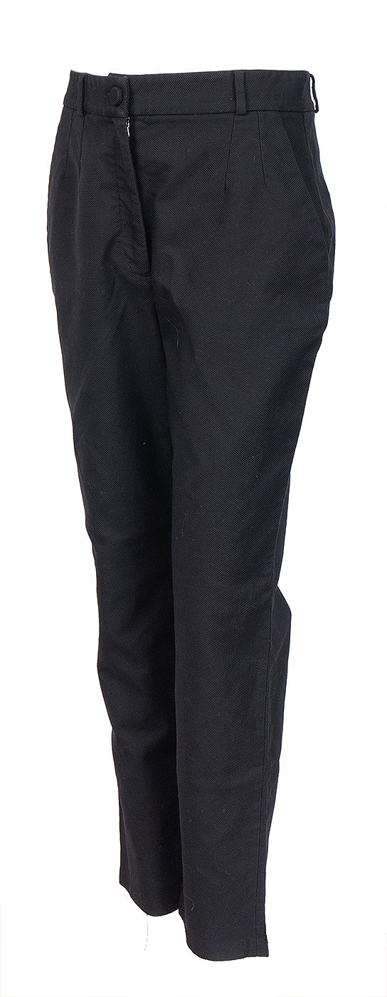 Dolce & Gabbana Black Cotton Trouser