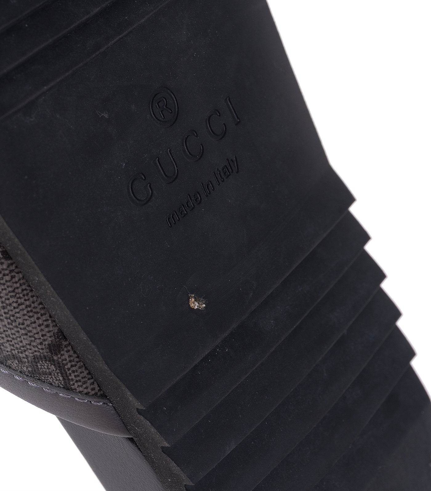 Gucci Grey GG Supreme Horsebit Mules 6