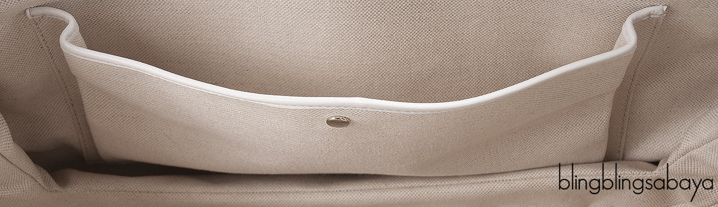 Gucci White Large Bamboo Top Handle Bag