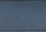 Sally Blue Grey Textured Leather Bag