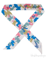 Multi-color Abstract Print Twilly