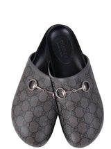 Gucci Grey GG Supreme Horsebit Mules 6