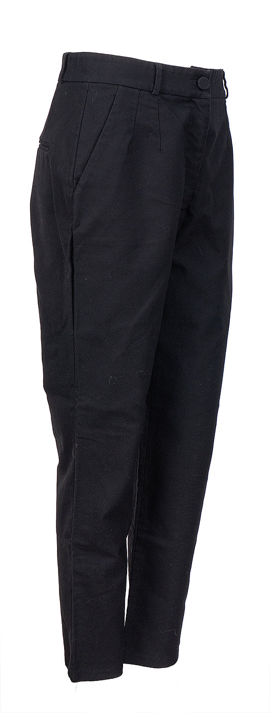 Dolce & Gabbana Black Cotton Trouser