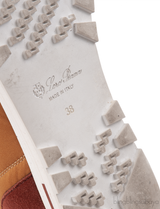 Loro Piana My Wind Tri-color Microfibre and Suede Sneaker