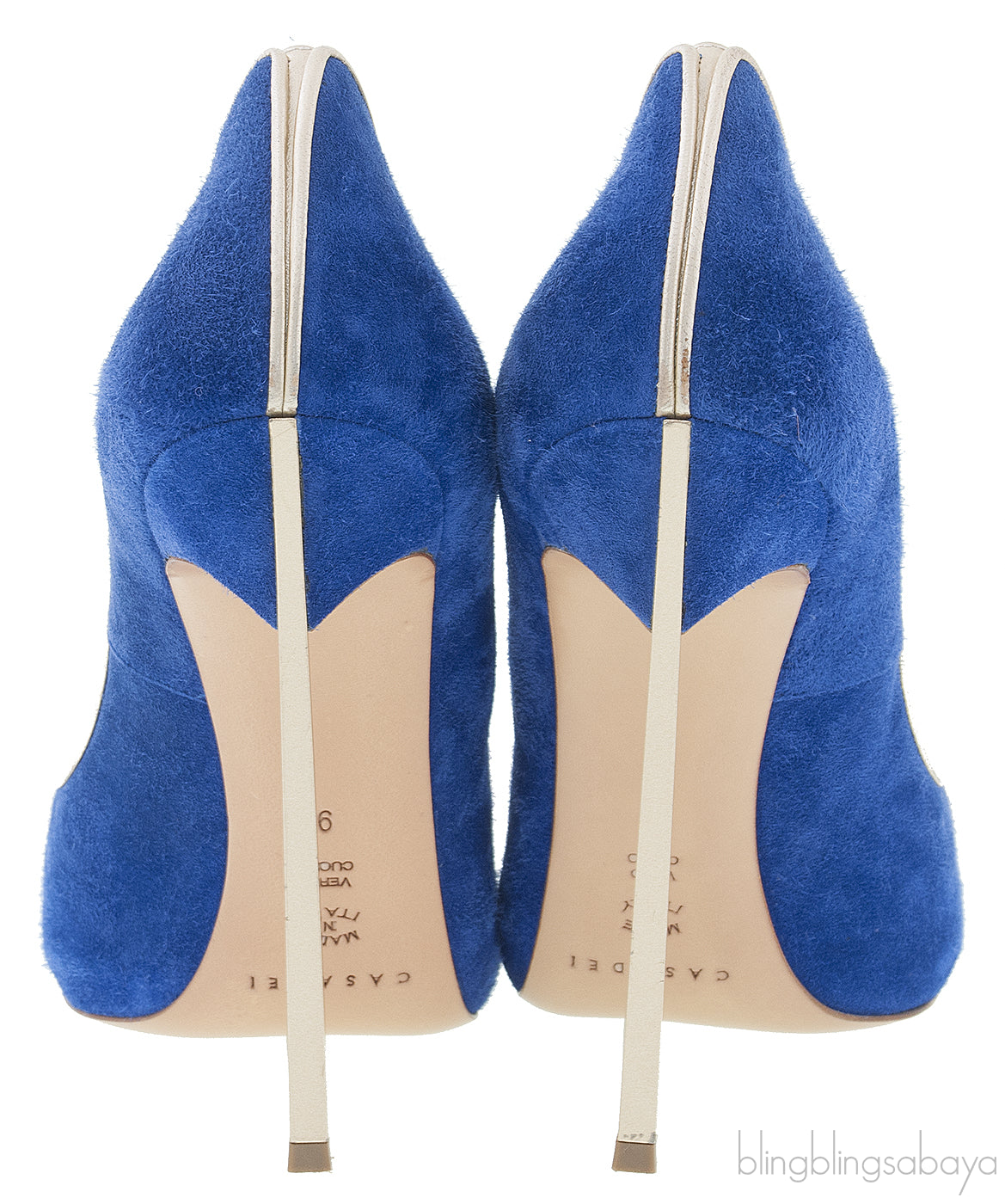 Blue Suede Chic Pump*