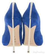 Blue Suede Chic Pump*