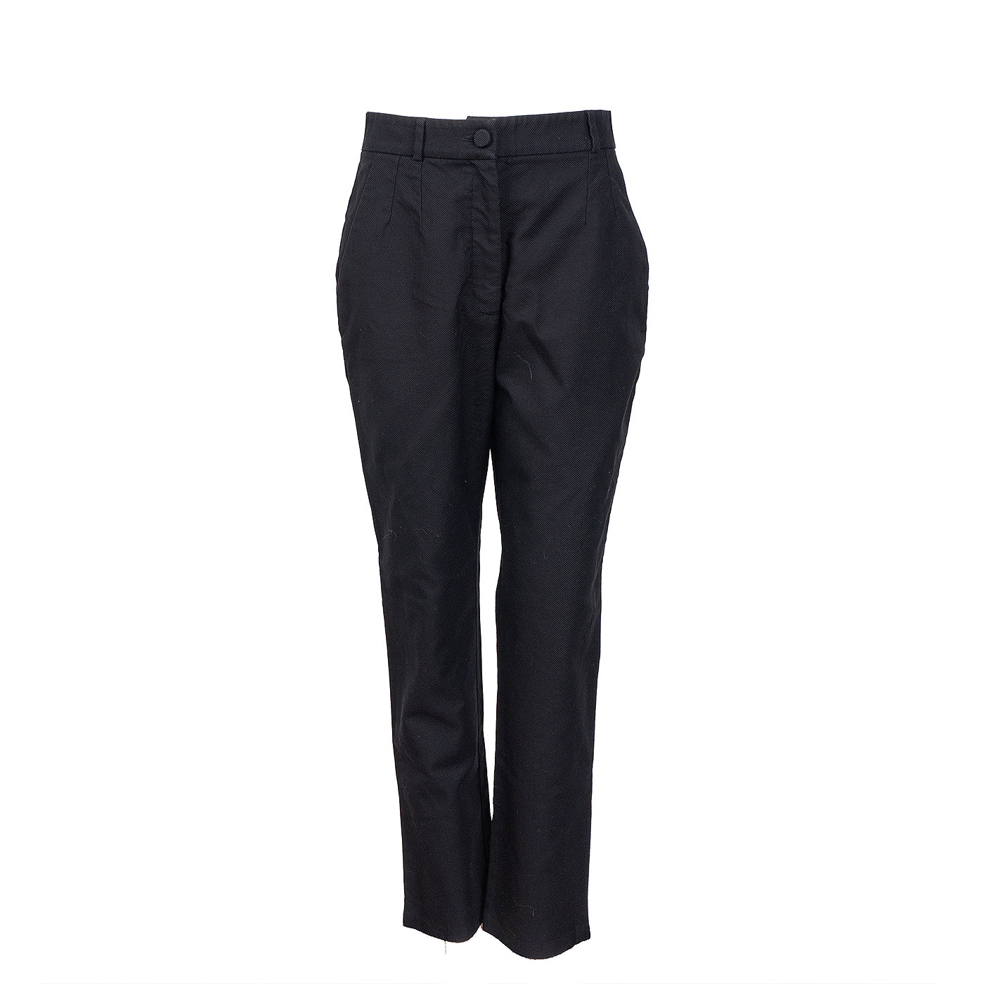 Dolce & Gabbana Black Cotton Trouser